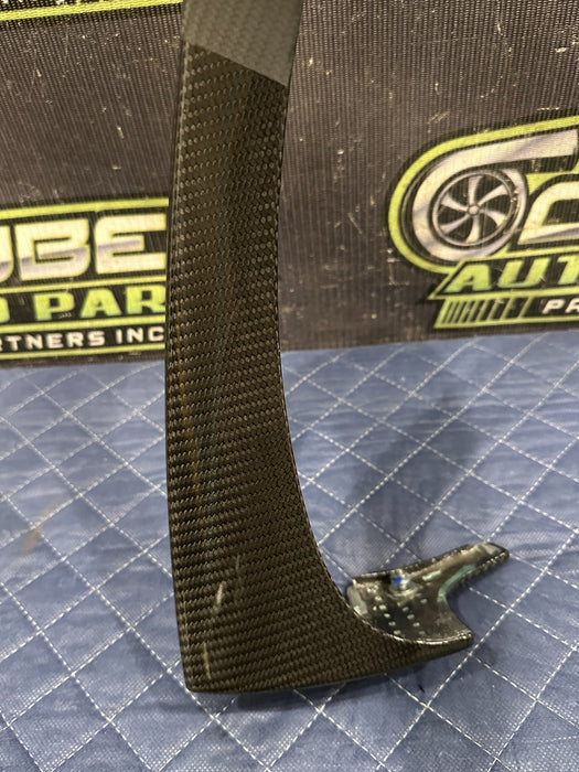 2014 AUDI R8 DASH DASHBOARD CARBON FIBER COVER FRAME 423 857 171 OEM
