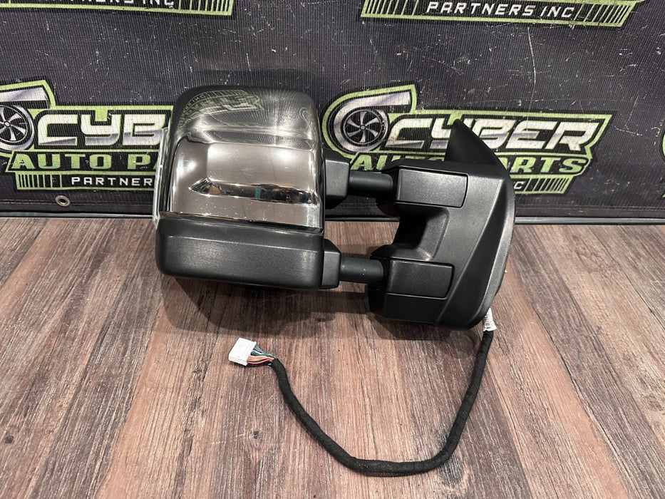 2017 NISSAN TITAN XD RESERVE RIGHT CHROME MIRROR W CAMERA OEM 96301 EZ92A