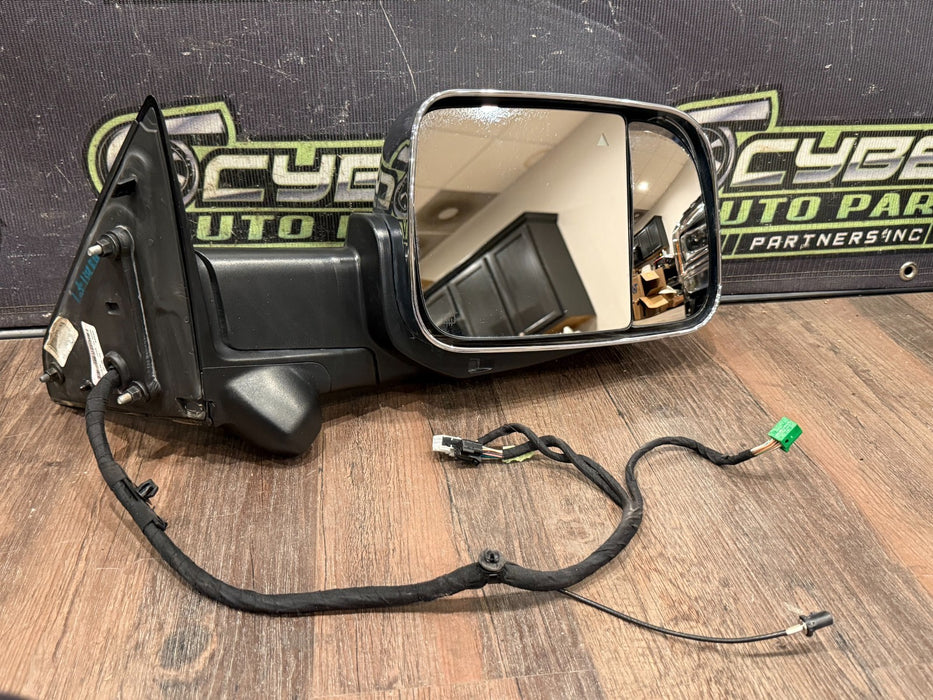 2022 DODGE RAM 2500 RIGHT MIRROR W CHROME CAP AND CAMERA OEM