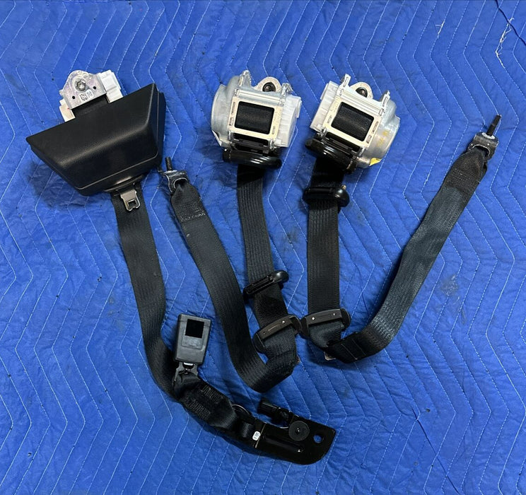 2022 FORD F250 PLATINUM REAR LEFT RIGHT MIDDLE SEATBELTS SEATBELT BLACK OEM (3)