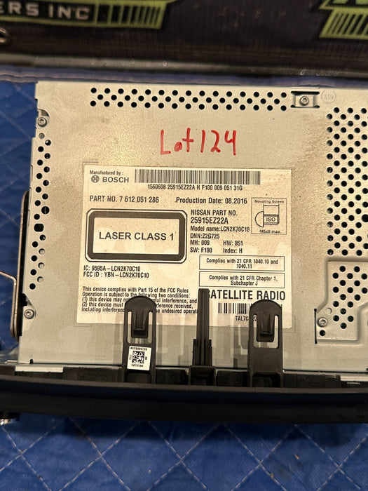 2017 NISSAN TITAN XD SCREEN RADIO RECIEVER HEAD UNIT OEM