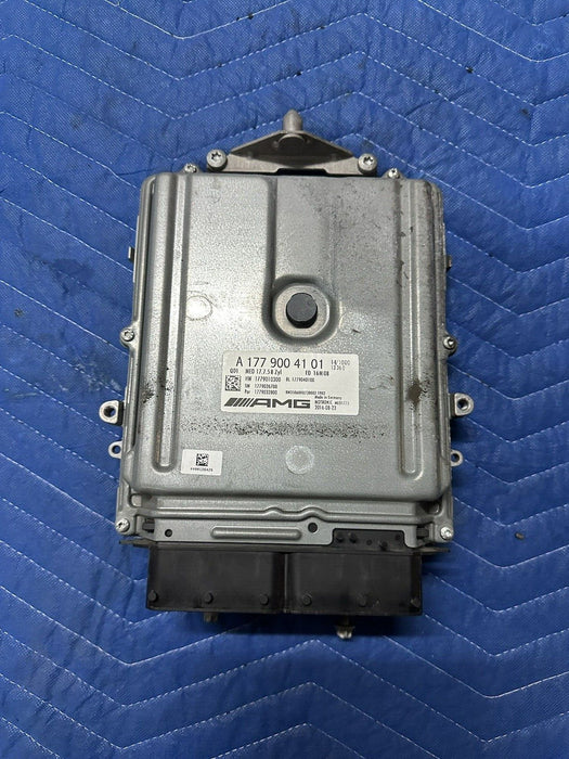 2017 MERCEDES C63 AMG ENGINE CONTROL MODULE UNIT BRACKET ECU ECM A1779004101