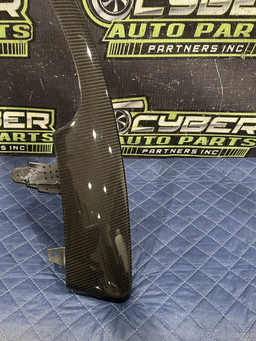 2014 AUDI R8 DASH DASHBOARD CARBON FIBER COVER FRAME 423 857 171 OEM