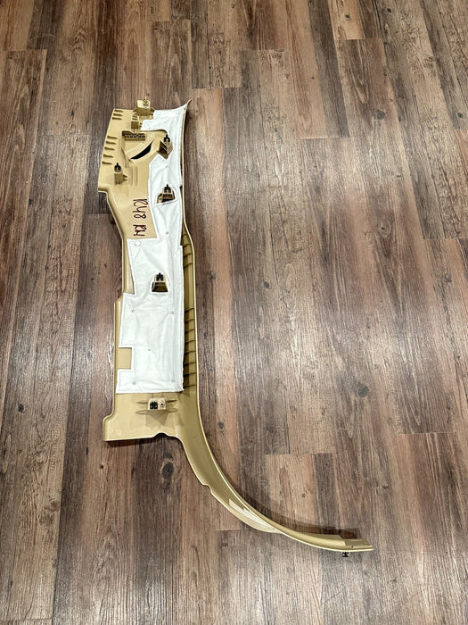 2017-2019 FORD F250 F350 LARIAT TAN PASSENGER RIGHT C PILLAR TRIM OEM *SCRATCHES