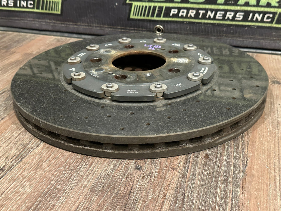 2018-2024 LAMBORGHINI URUS REAR LEFT CARBON CERAMIC BRAKE ROTOR OEM 4M0 615 601