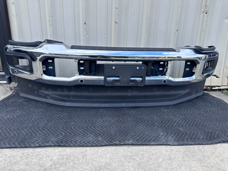 2023 2024 2025 FORD F250 F350 FRONT BUMPER ASSEMBLY CHROME OEM