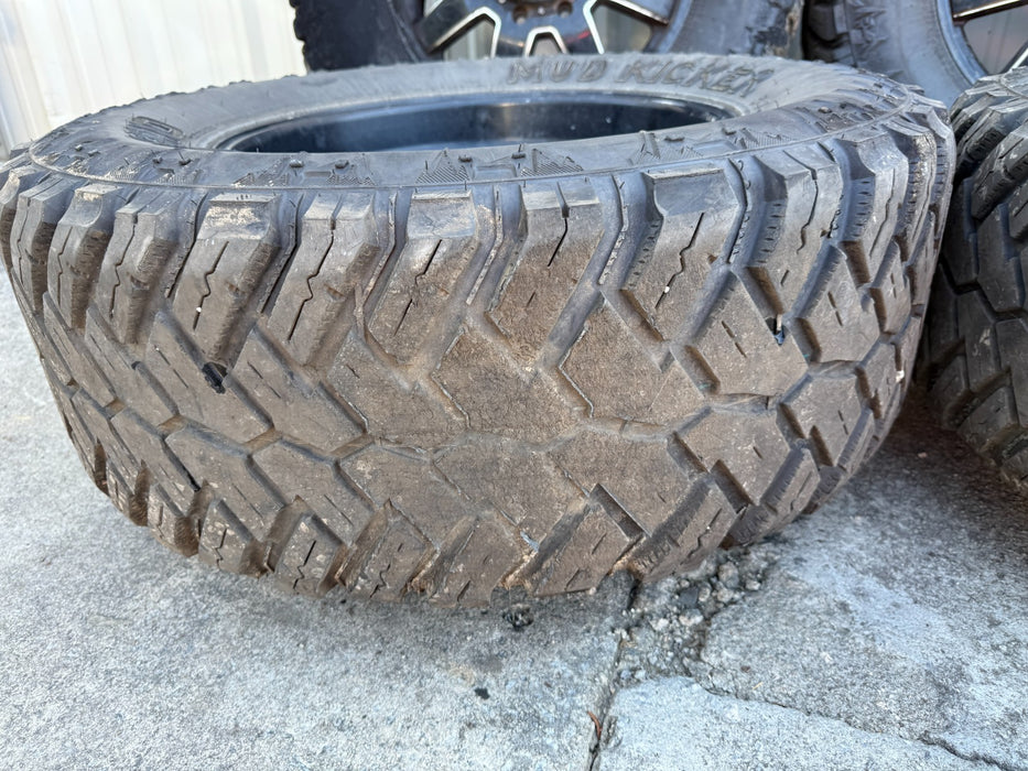 FORD F350 DRW DUALLY FUEL MAVERICK 20" WHEELS 37" MUDKICKER TIRES 8X200