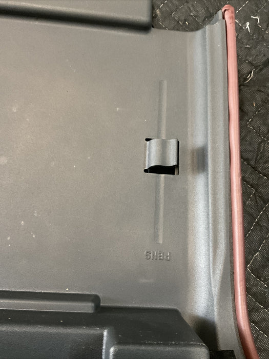 17-19 FORD F250 F350 F450 PLATINUM RED CENTER CONSOLE LID OEM~COSMETIC DAMAGE~