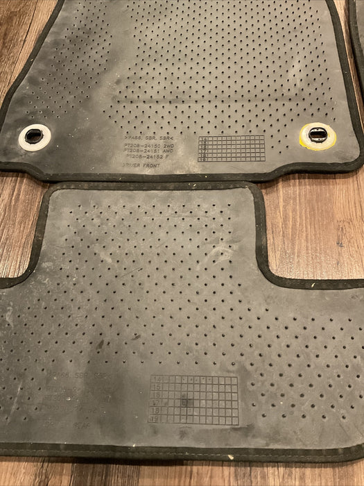 2015 LEXUS RC-F RCF SET (4) BLACK CARPET FLOOR MAT PT208-24150