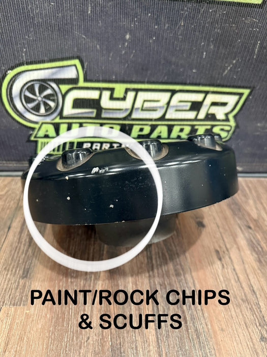 2017-2019 FORD F250 F350 F450 BLACK WHEEL HUB CAPS OEM *READ/CHIPS*