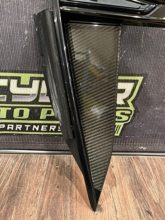 2020 BMW M8 COMP F93 FRONT DRIVER LEFT CARBON FIBER FENDER VENT TRIM OEM *READ*