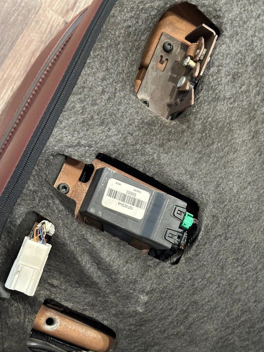 2017-2019 FORD F250 F350 F450 DARK MARSALA RED LEATHER REAR SEATS OEM *READ*