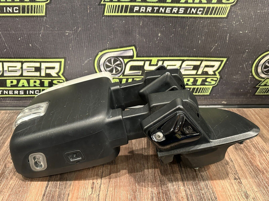 2017-19 FORD F250 F350 F450 RIGHT TOW MIRROR MET WHITE CAP W CAMERA OEM *STREAKS