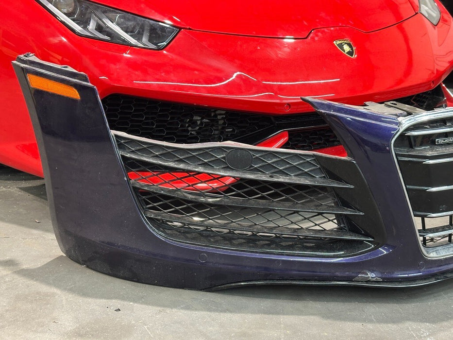 2014 2015 AUDI R8 FRONT BUMPER COMPLETE ASSEMBLY OEM GENUINE PURPLE