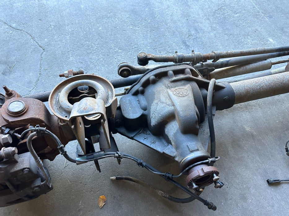 2012 RAM 3500 DUALLY DRW FRONT AXLE ASSEMBLY 4X4 32K MILES 4.10 RATIO 2010 2011