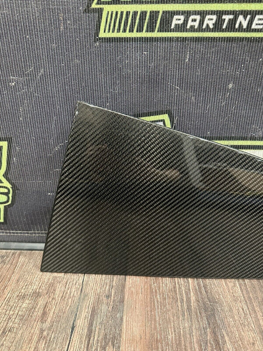 2021 AUDI R8 UPPER DRIVER LEFT CARBON FIBER TRIM OEM *MINOR PPF FLAW*