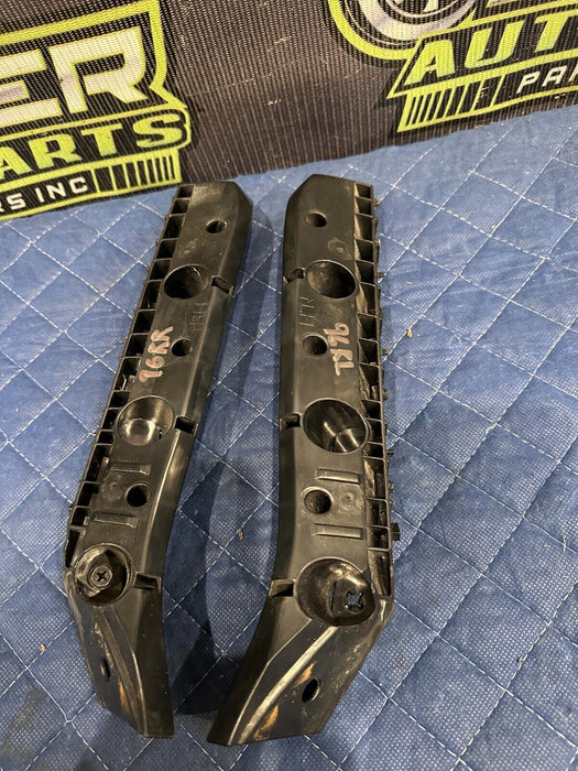 2010 NISSAN 370Z CONVERTIBLE REAR BUMPER RETAINER BRACKET PAIR LH RH OEM