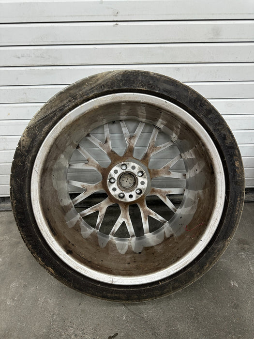 2017 AUDI R8 REAR RIM WHEEL TIRE 305/30 20X11 OEM *CURBRASH/WEAR 8-14*