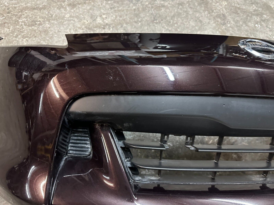 2010 NISSAN 370Z FRONT BUMPER COVER BLACK CHERRY *NAG OEM ~MINOR WEAR/SCRATCHES~