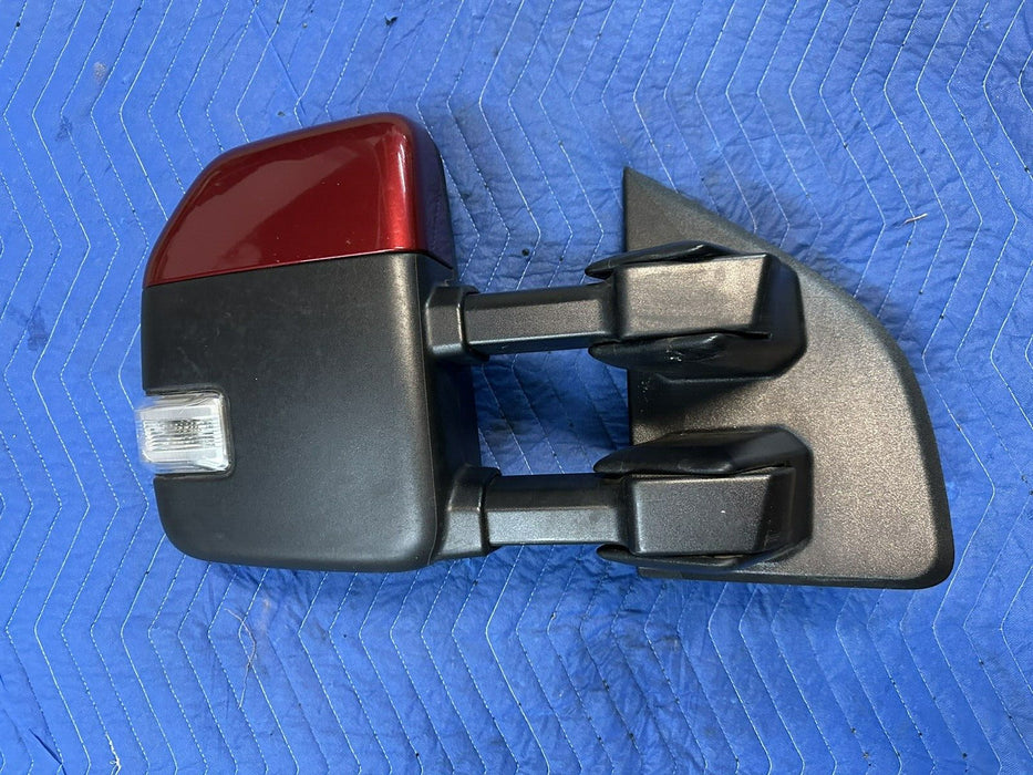 2017-2022 FORD F250 F350 DOOR MIRROR PASSENGER RIGHT OEM RUBY RED PAINT CODE RR