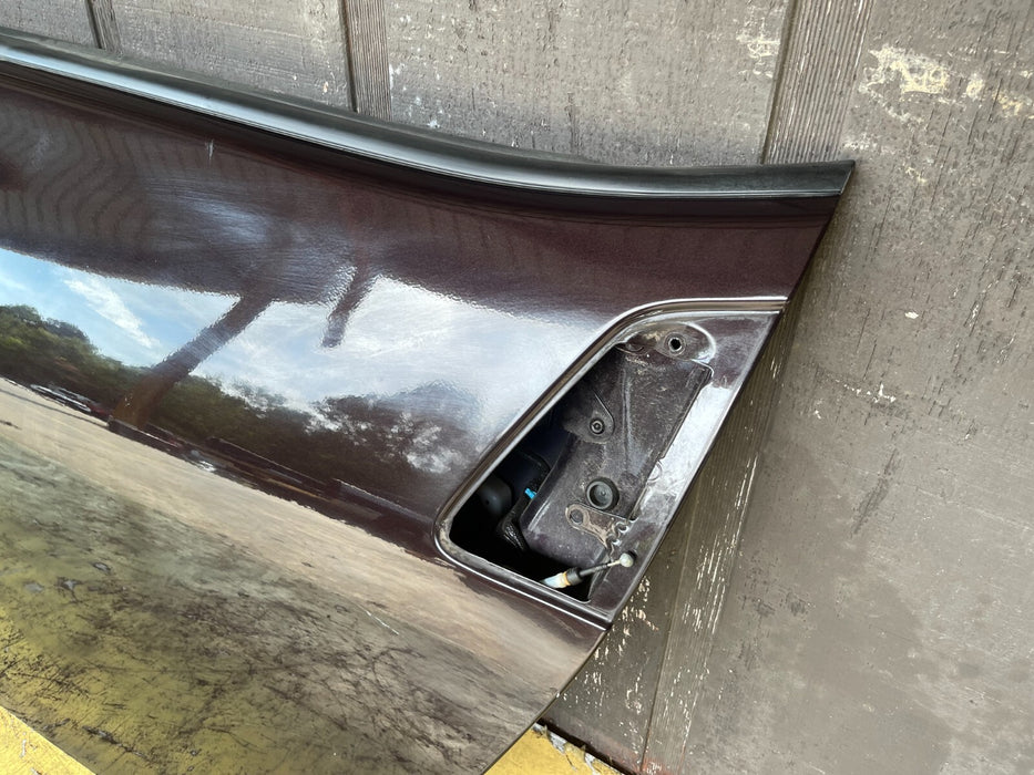 2014 NISSAN 370Z DRIVER DOOR BLACK CHERRY *NAG* OEM 2009-2020