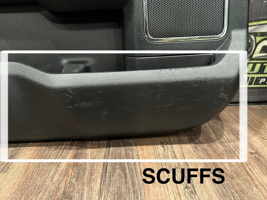 2017-2019 FORD 350 F450 PLATINUM REAR DRIVER LEFT DOOR PANEL OEM *WEAR 4-10*