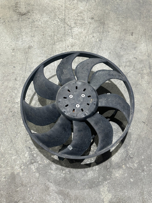 2014 PORSCHE 911 TURBO S RADIATOR CONDENSOR COOLING FAN ASSEMBLY OEM 991.624.037