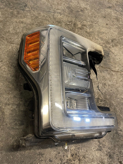 2017-2019 FORD F250 F350 F450 PASSENGER RIGHT LED HEADLIGHT OEM *BURN DAMAGE*