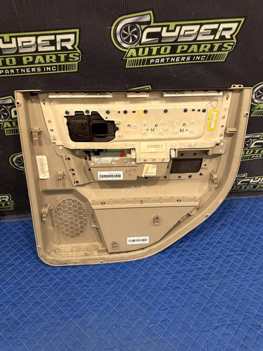 2015 DODGE RAM 2500 SLT REAR LEFT BROWN DOOR PANEL OEM *COSMETIC WEAR 3,4*