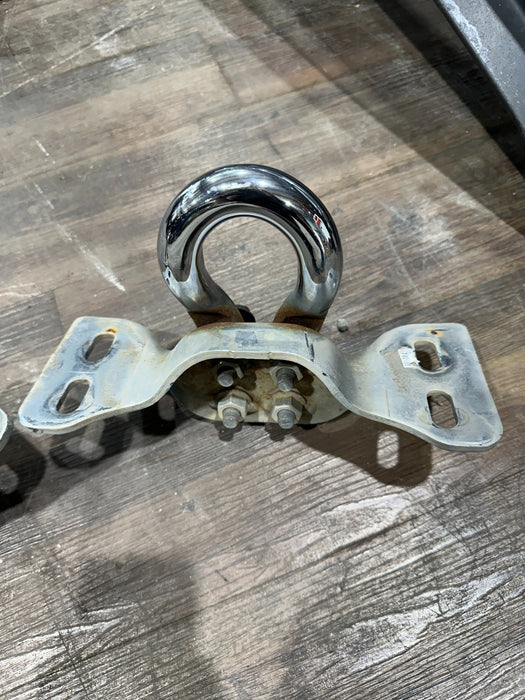 2017-2019 FORD F250 F350 F450 LEFT RIGHT TOW HOOK PAIR OEM