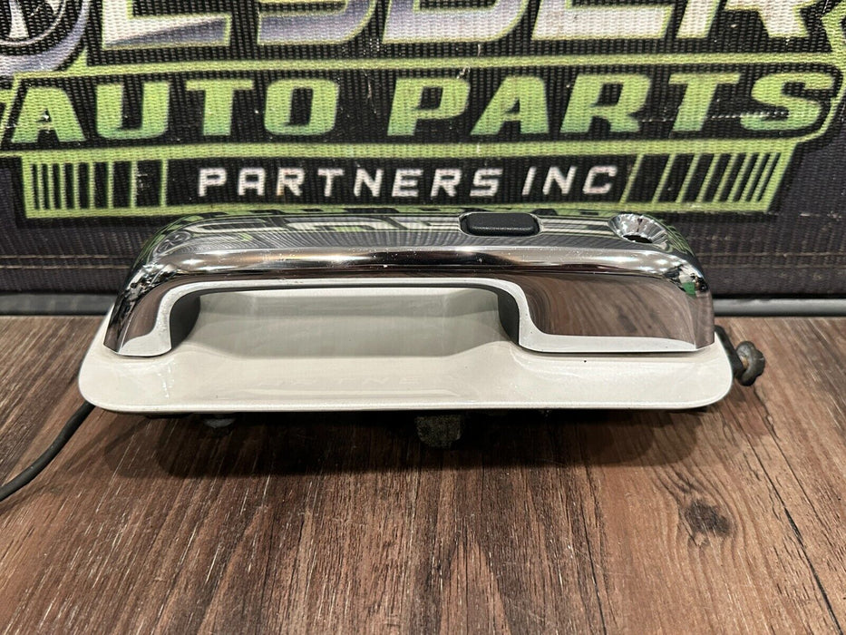 2017-2019 FORD F250 F350 FRONT LEFT DOOR HANDLE TRI COAT (UG) OEM *BURN DAMAGE*