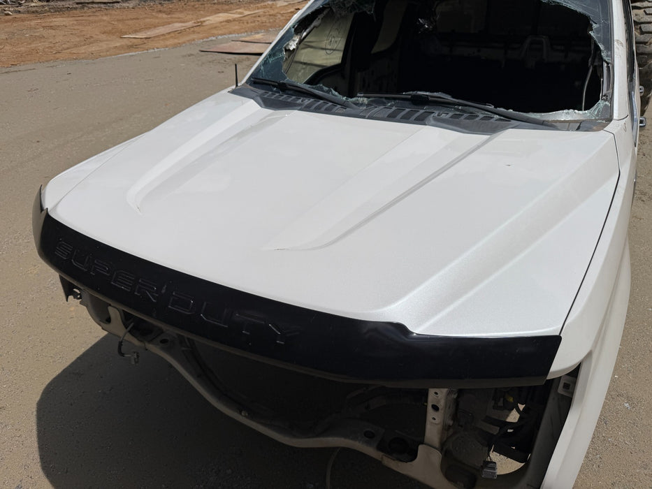 2017-2022 FORD F250 F350 F450 KING RANCH PLATINUM LIMITED PEARL WHITE HOOD (UG)