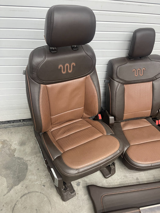 2023 2024 2025 FORD F250 F350 F450 KING RANCH INTERIOR SEATS CONSOLE DASHBOARD