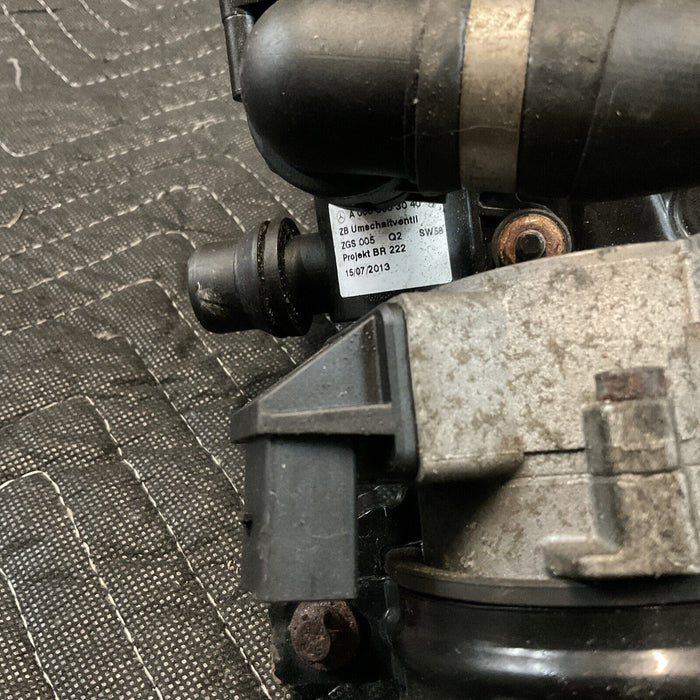2014 MERCEDES S550 AUXILIARY PUMP MOTOR WATER VALVE ASSEMBLY OEM A 000 500 30 40