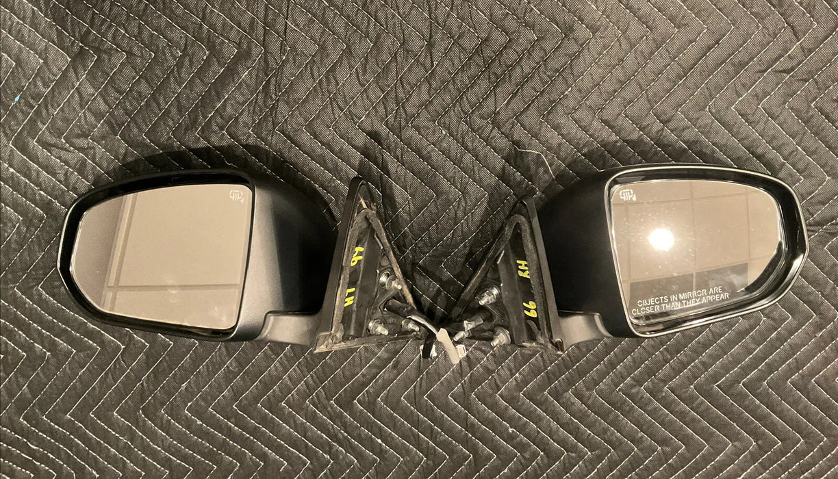 2017 NISSAN 370Z NISMO DOOR MIRROR PAIR LEFT RIGHT OEM 2009-2020 ~DAMAGE~
