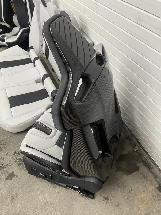2024 BMW M3 M4 G80 G82 FRONT CARBON BUCKET SEATS REAR SEATS INTERIOR SET OEM