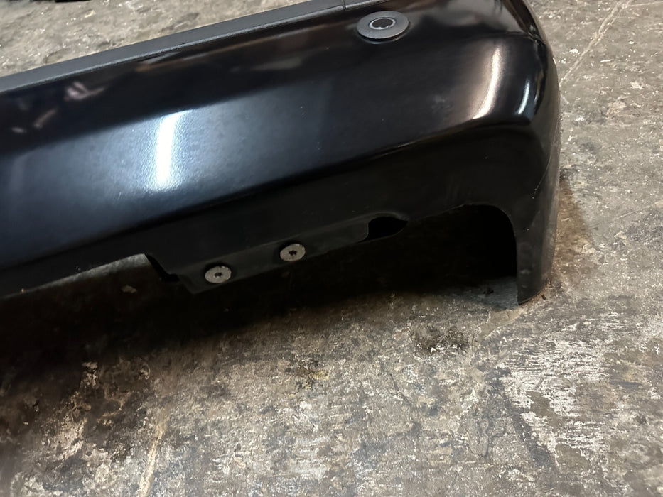 2017 FORD F250 AGATE BLACK REAR BUMPER W/ SENSOR HARNESS OEM ~COSMETIC FLAW~