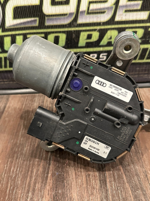 2021 AUDI R8 FRONT DRIVER LEFT WINDSHIELD WIPER MOTOR OEM 4S1 955 023 B