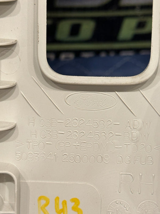 2020 FORD F250 F350 F450 LIMITED LEFT & RIGHT UPPER B PILLAR TRIMS ~SCRATCHES~