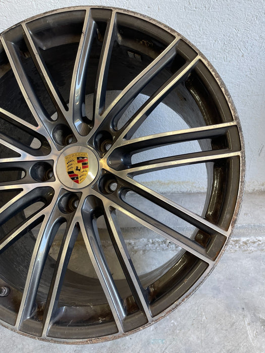 2017 Porsche 718 Boxster S 20X8.5 RIM 982601025F OEM *DAMAGE, CURB RASH*