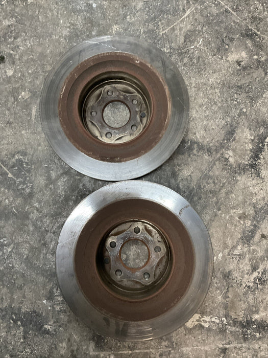 2017 NISSAN 370Z NISMO AKEBONO REAR RIGHT AND RIGHT ROTOR OEM 2009-2020