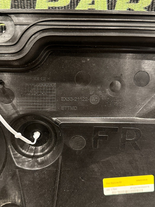 2015 JAGUAR XJ FRONT PASSENGER RIGHT INNER DOOR PANEL OEM EX53-21122