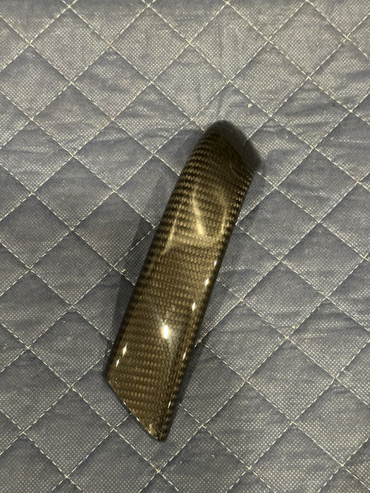 2012 AUDI R8 RIGHT DOOR HANDLE COVER CARBON FIBER TRIM PANEL OEM 423 868 824 B