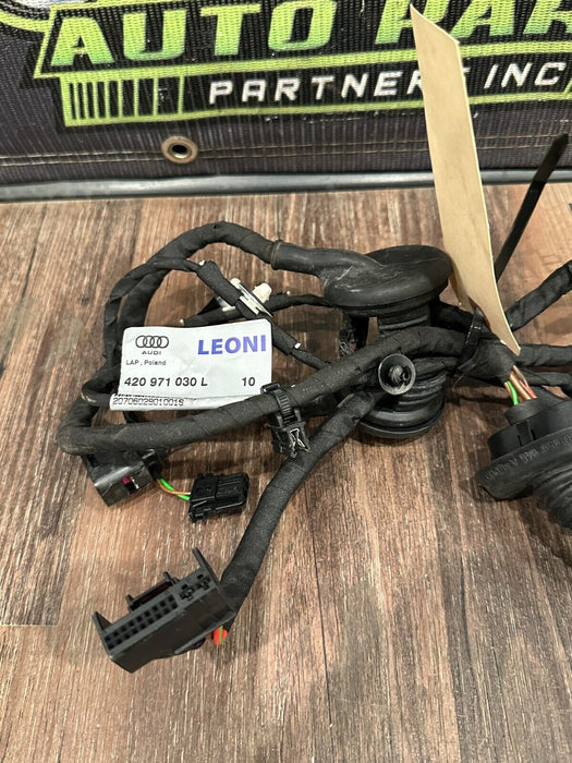 2012 AUDI R8 FRONT PASSENGER RIGHT DOOR WIRING HARNESS OEM 420 971 030