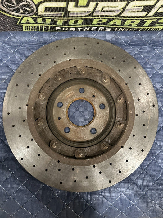 2021 AUDI R8 LEFT DRIVER CARBON CERAMIC BRAKE ROTOR OEM 4S0 615 602 A ~READ!!~