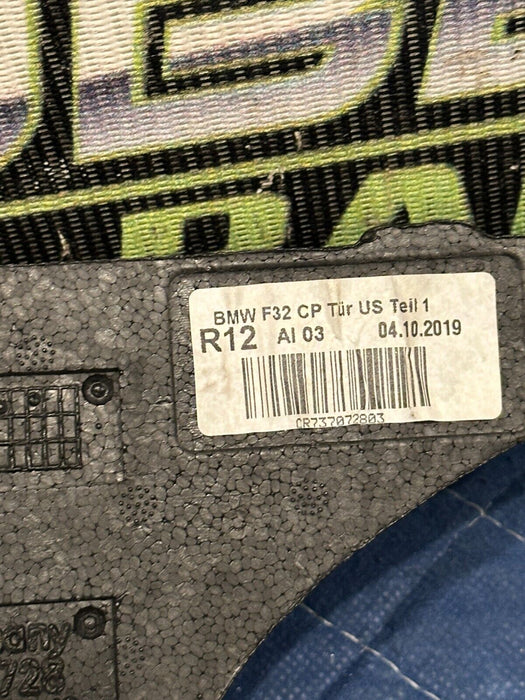 2020 BMW M4 F82 LEFT RIGHT FOAM CRASH PAD FOR DOOR OEM 7370728 7370730 587455