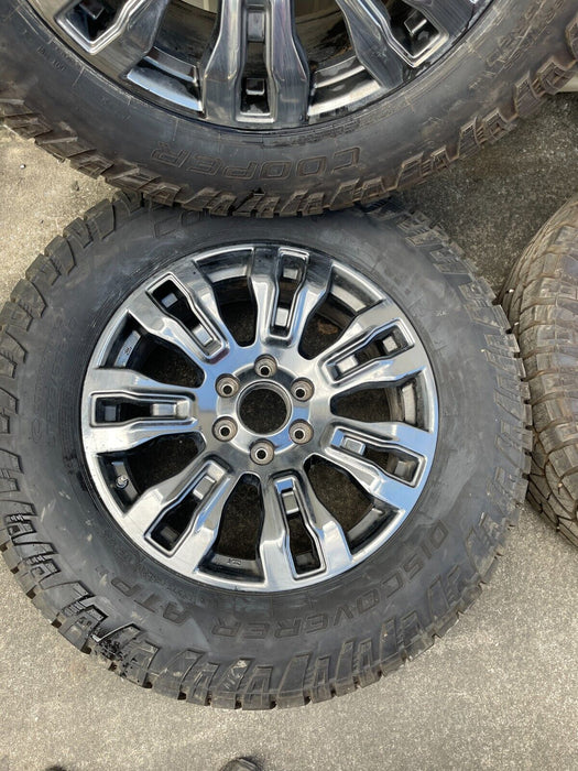 6x5.5 (6x139.7) NISSAN TITAN XD PLATINUM RESERVE 20X7.5 WHEELS LT275/65R20 TIRES