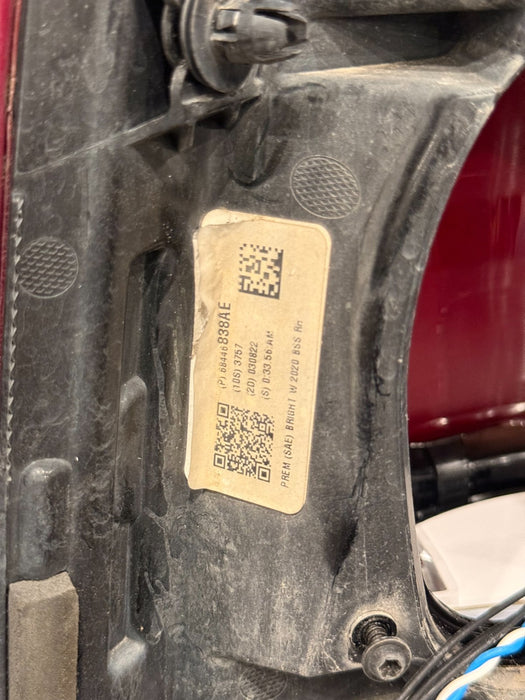 2022 DODGE RAM 2500 3500 PASSENGER RIGHT LED TAIL LIGHT OEM
