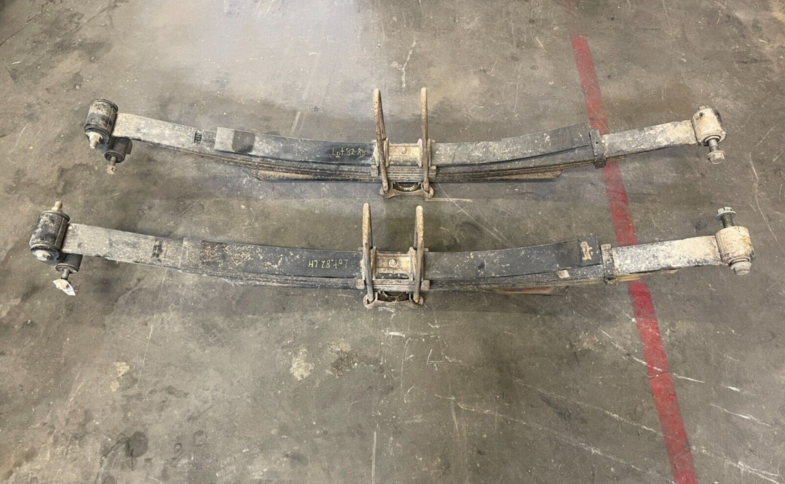 2019 FORD F350 SUPERDUTY 6.7L DIESEL REAR LEFT RIGHT LEAF SPRING PAIR OEM 108K