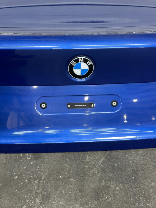 2024 BMW M3 M4 G80 G82 TRUNK LID BLUE OEM *MINOR PAINT CHIP/RESIDUE 12-13*